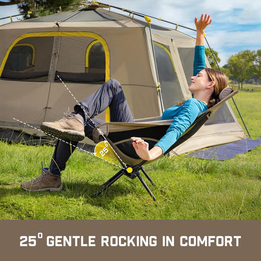Rock Anywhere Instantly! No-Sag 113kg Foldable Camping Chair
