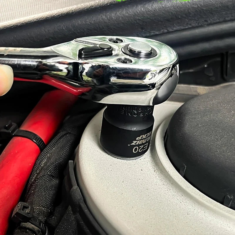 60/ 64PCS  CR-V Steel Socket Set+🎁Free ratchet wrench included.