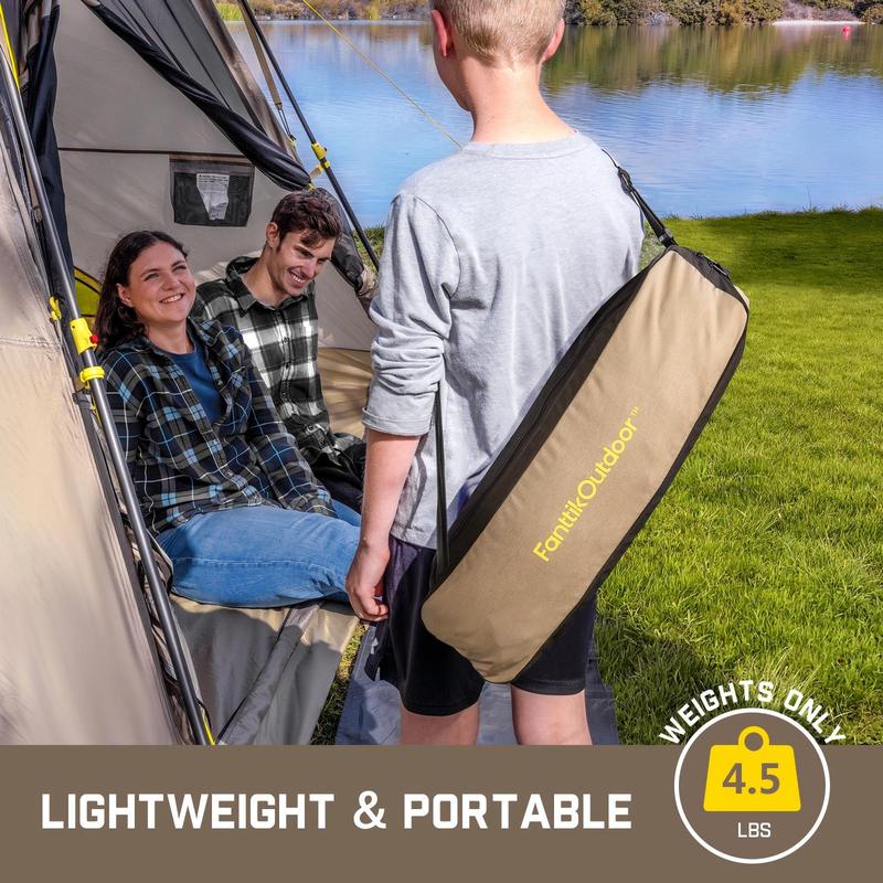 Rock Anywhere Instantly! No-Sag 113kg Foldable Camping Chair