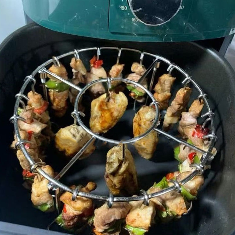 Round Stainless Oven Grill Spit