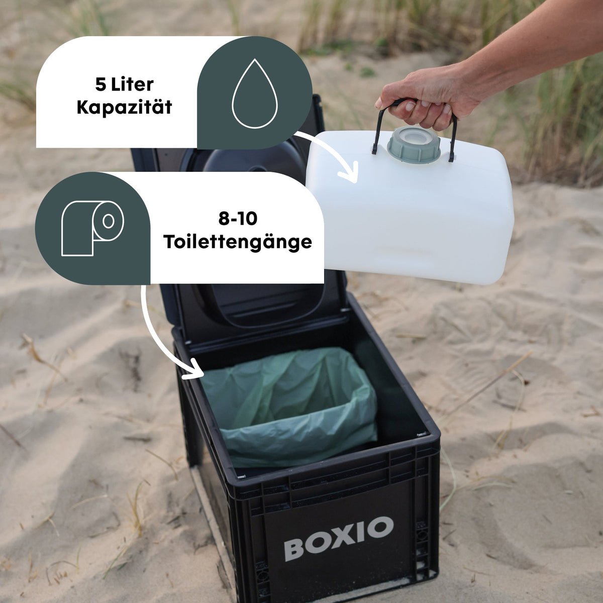 BOXIO Toilet Max+ Portable Comfort