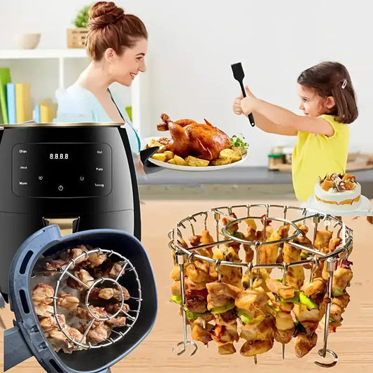 Round Stainless Oven Grill Spit