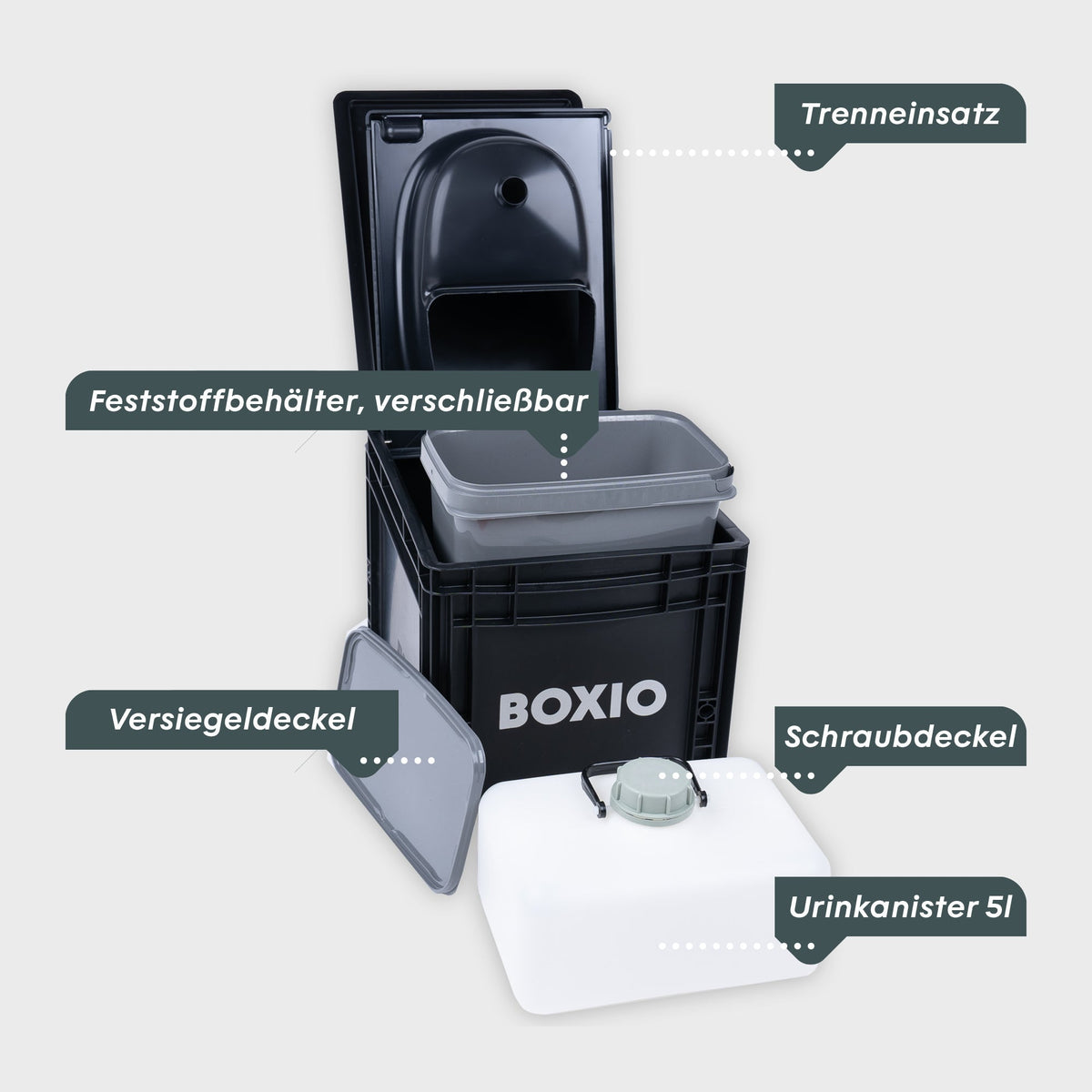 BOXIO Toilet Max+ Portable Comfort