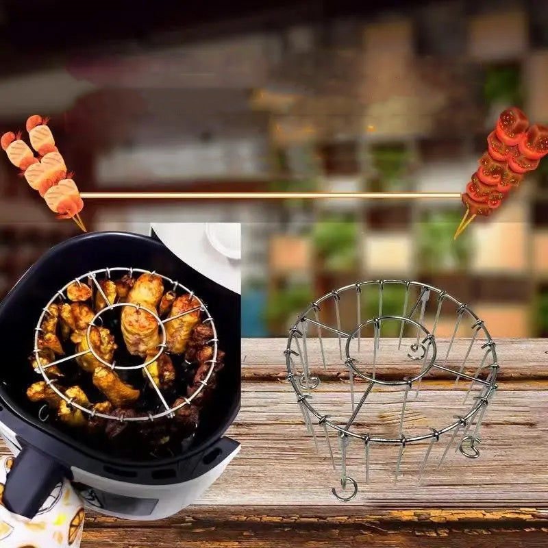 Round Stainless Oven Grill Spit