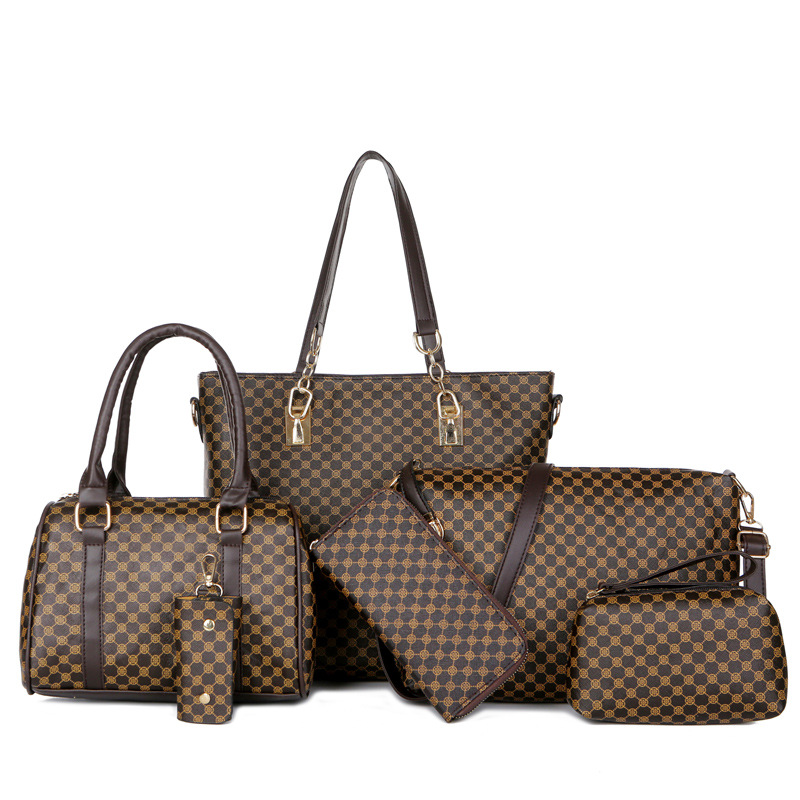 6-Piece PU Leather Bag Set – Complete, Coordinated Style